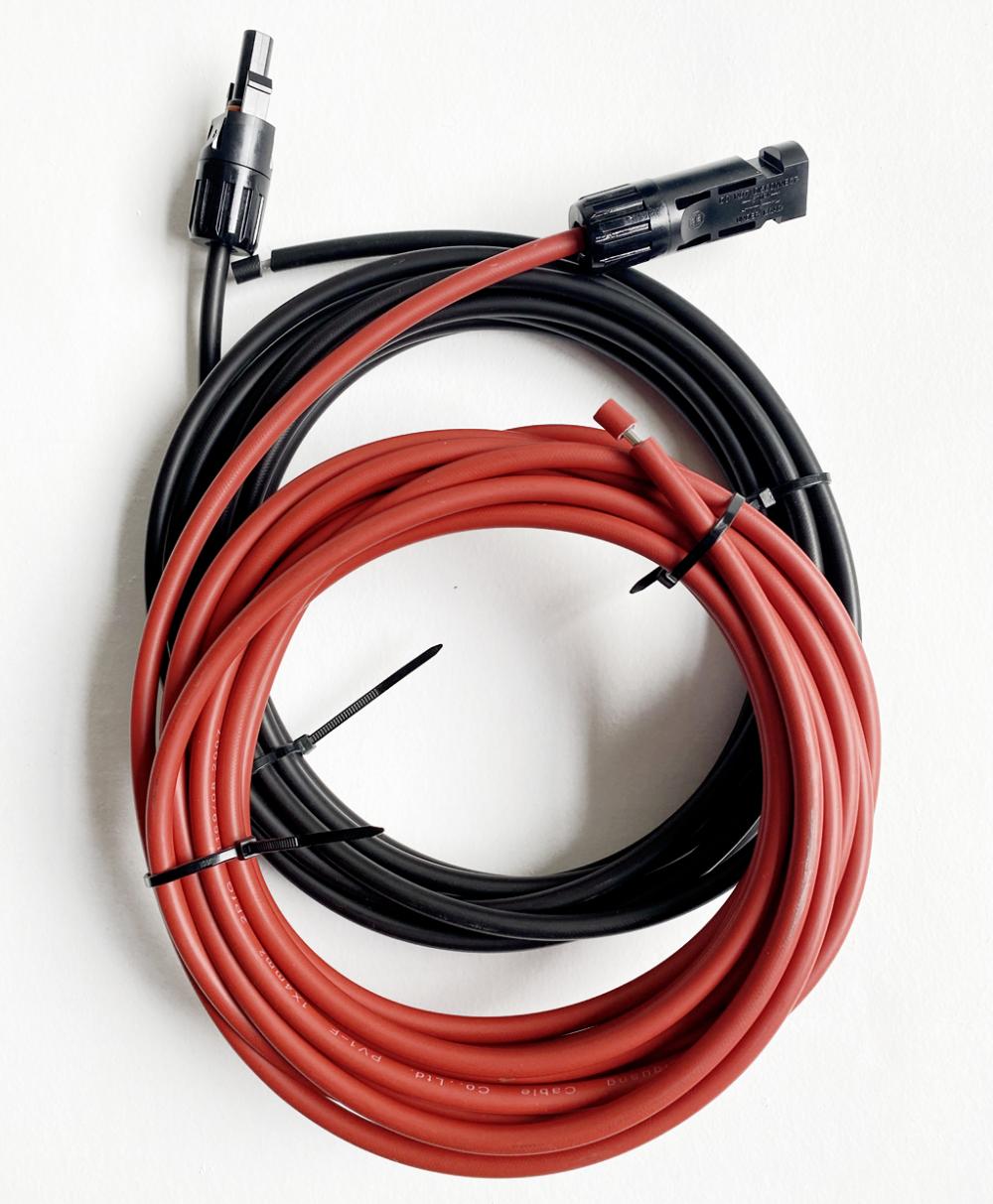 Solar cable 5 meters(positive and negative) 2.5mm2 with MC4 plugs